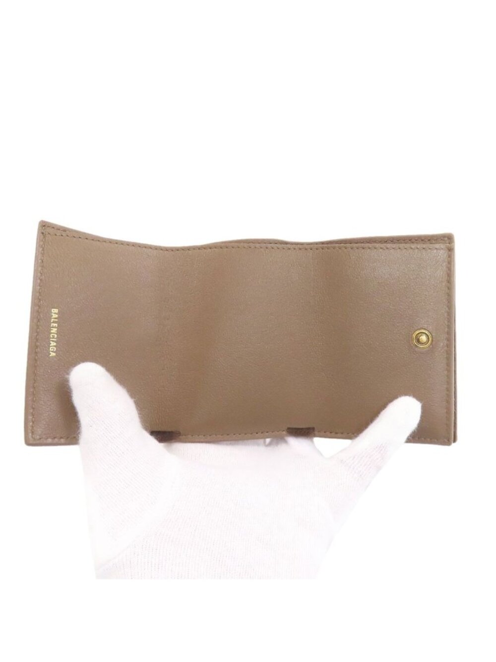 Balenciaga Wallet Leather Wallets Brown - Picture 4 of 15